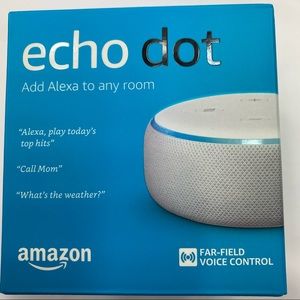Echo Dot 3 Generation Add Alexa to any Room.